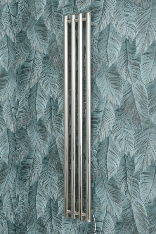 Полотенцесушитель электрический Сунержа Кантата 4.0 00-0885-1259 120x20 см, подключение справа, скрытое подключение справа, без покрытия, I-образный