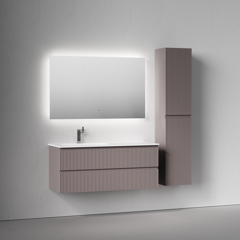 Мебель для ванной комнаты Sancos Snob R 120 L подвесная, doha soft