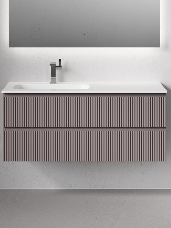 Мебель для ванной комнаты Sancos Snob R 120 L подвесная, doha soft