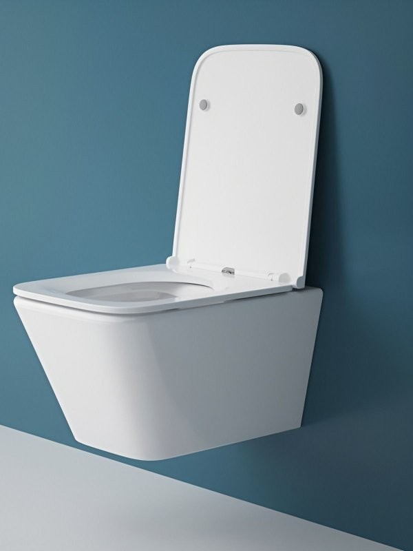 Подвесной унитаз Esbano Gartez-51 ESUPGART51W белый глянец безободковый с сиденьем с микролифтом