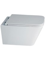 Подвесной унитаз Esbano Gartez-51 ESUPGART51W белый глянец безободковый с сиденьем с микролифтом