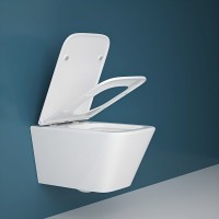 Подвесной унитаз Esbano Gartez-51 ESUPGART51W белый глянец безободковый с сиденьем с микролифтом