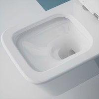 Подвесной унитаз Esbano Gartez-51 ESUPGART51W белый глянец безободковый с сиденьем с микролифтом