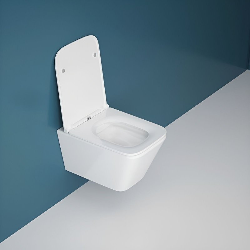 Подвесной унитаз Esbano Gartez-51 ESUPGART51W белый глянец безободковый с сиденьем с микролифтом