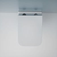 Подвесной унитаз Esbano Gartez-51 ESUPGART51W белый глянец безободковый с сиденьем с микролифтом