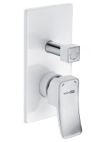 Встраиваемый смеситель для душа и ванны Wasserkraft Aller 10641W С ВНУТРЕННЕЙ ЧАСТЬЮ