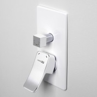 Встраиваемый смеситель для душа и ванны Wasserkraft Aller 10641W С ВНУТРЕННЕЙ ЧАСТЬЮ