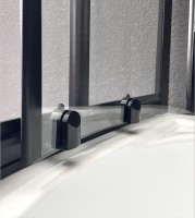 Душевой уголок Royal Bath BK RB90BK-T-BL 90x90 с поддоном