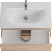 Тумба с раковиной BelBagno Etna 80 rovere bianco, раковина BB-8099-80