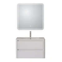 Мебель для ванной комнаты Cezares Relax 80 bianco lucido, раковина Cezares CZR-800/480-LV-MR-NV
