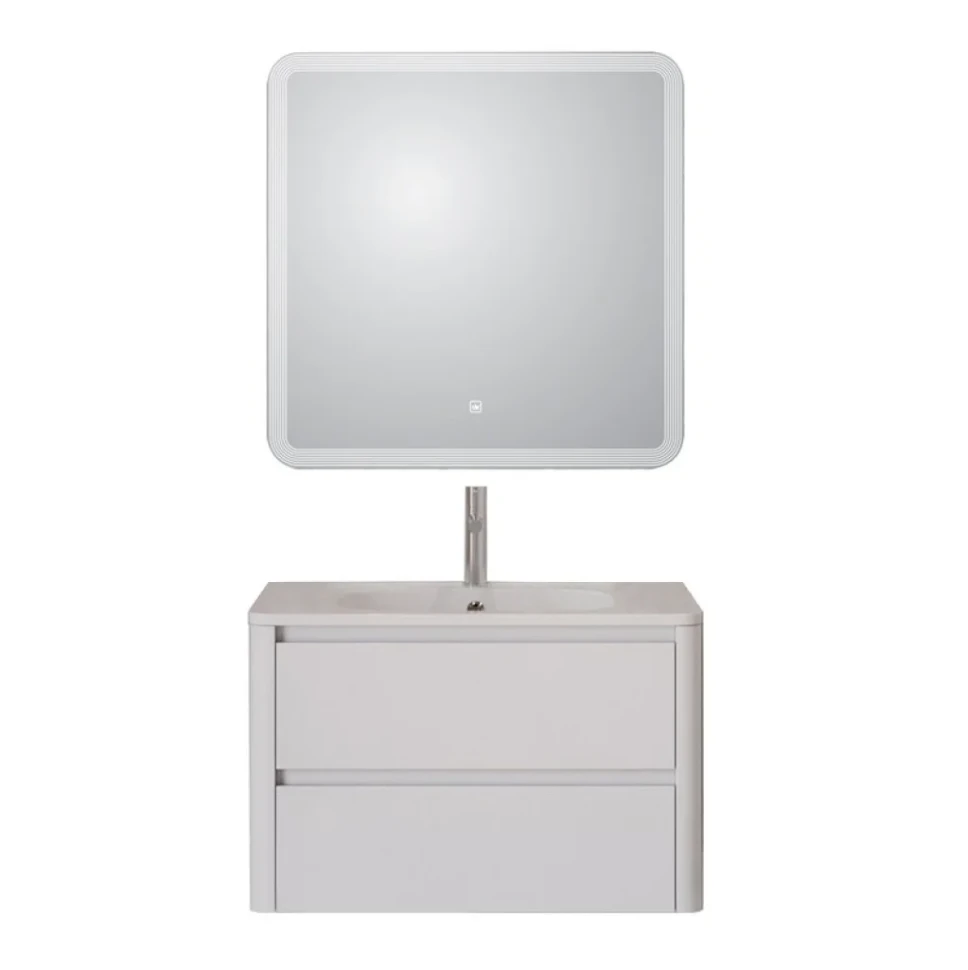 Мебель для ванной комнаты Cezares Relax 80 bianco lucido, раковина Cezares CZR-800/480-LV-MR-NV