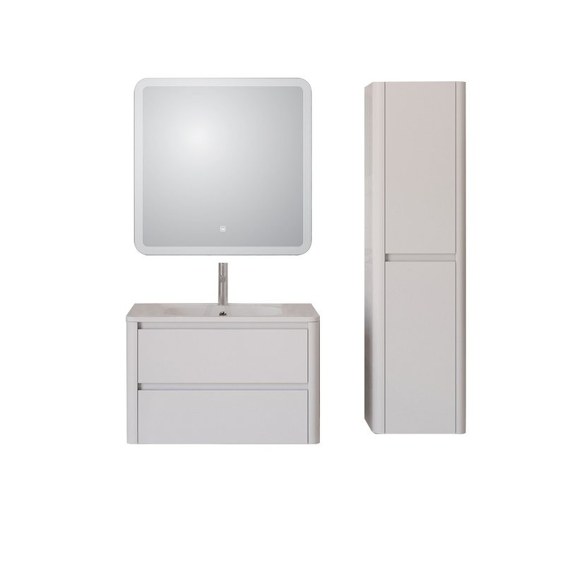 Мебель для ванной комнаты Cezares Relax 80 bianco lucido, раковина Cezares CZR-800/480-LV-MR-NV