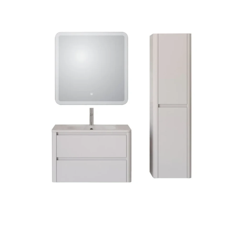 Мебель для ванной комнаты Cezares Relax 80 bianco lucido, раковина Cezares CZR-800/480-LV-MR-NV