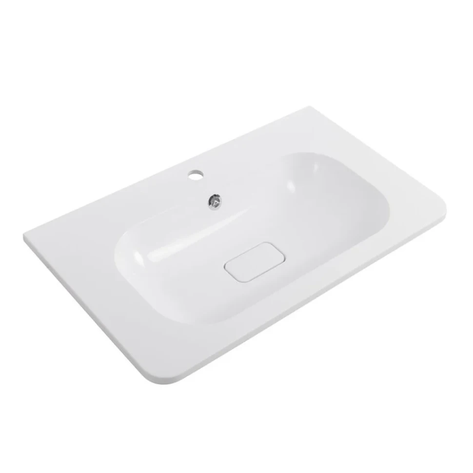 Мебель для ванной комнаты Cezares Relax 80 bianco lucido, раковина Cezares CZR-800/480-LV-MR-NV