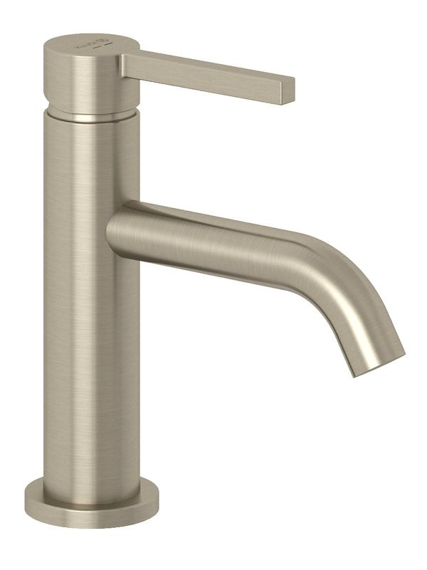 Смеситель для раковины Kludi Nova Fonte Pura 20288N515 с донным клапаном, брашированный никель PVD