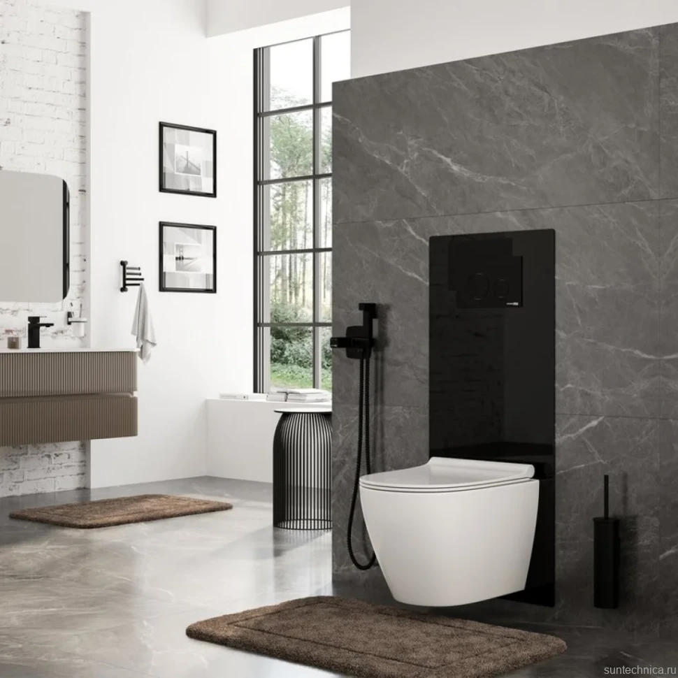 Унитаз подвесной Wasserkraft Mindel H002.E034