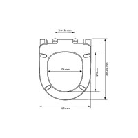 Унитаз подвесной Wasserkraft Mindel H002.E034