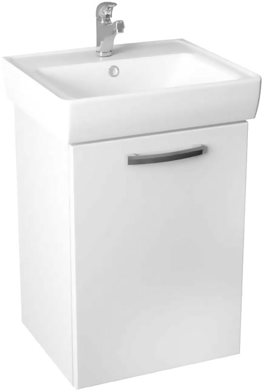 Тумба с раковиной Dreja Almi 50 подвесная, белый глянец