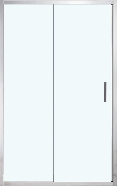 Душевая дверь в нишу Vincea Garda VDS-1G130CL 130 см, профиль хром, стекло прозрачное