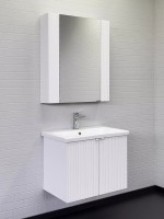 Мебель для ванной комнаты Comforty Лима 70П подвесная, матовая белая