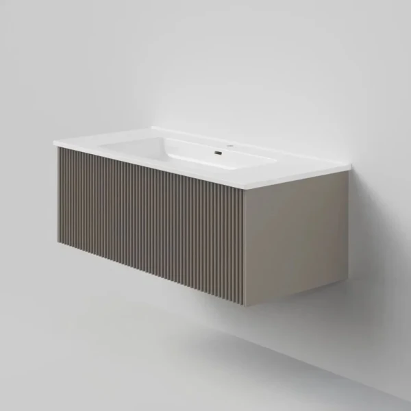 Тумба под раковину La Fenice TERRA Cappuccino бежевая матовая 100 см