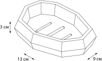 Мыльница Fixsen Flat 290-4