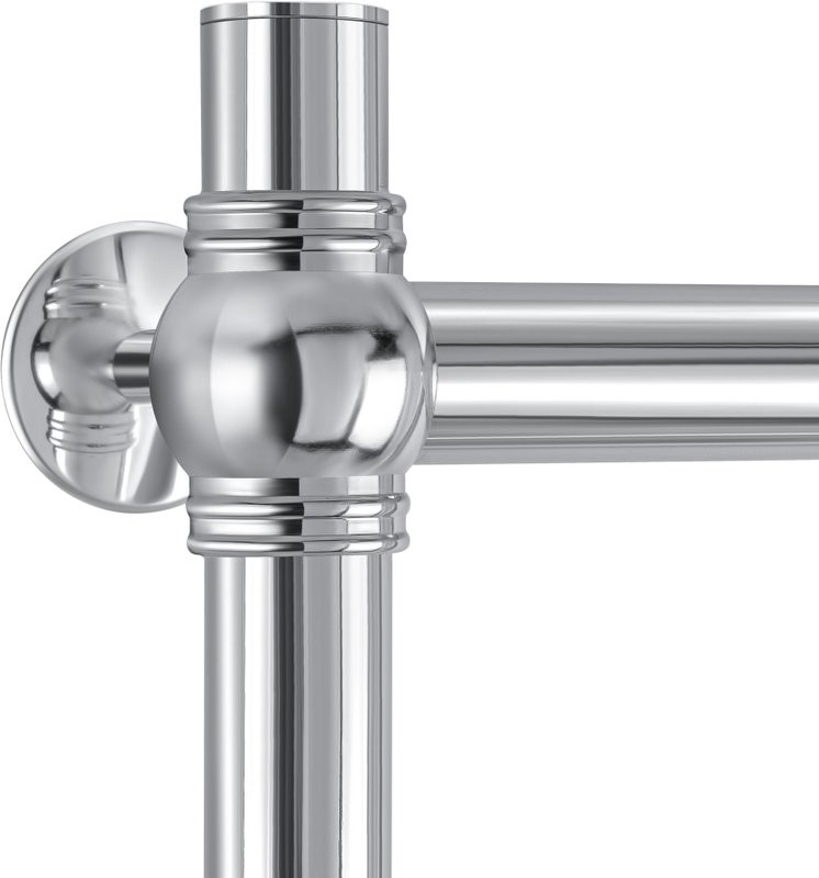 Полотенцесушитель электрический Secado Флоренция 1 100x55 см, подключение слева, глянцевый хром, лесенка