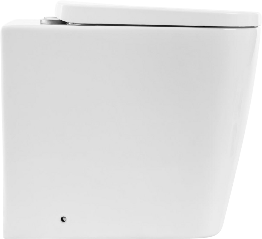 Унитаз приставной напольный BelBagno Albano BB120CBR безободковый, крышка BB120SC с микролифтом