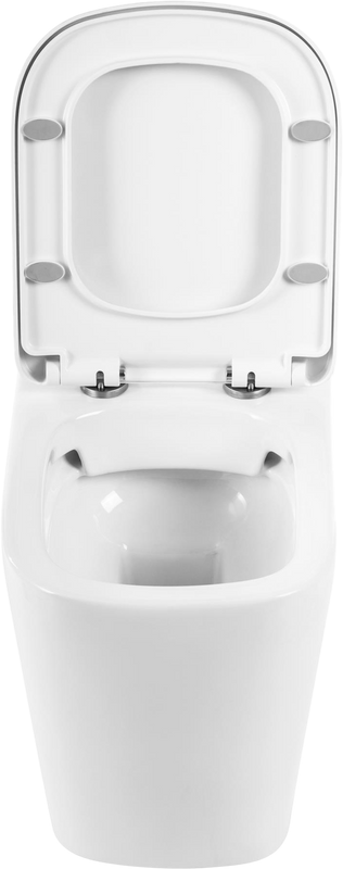 Унитаз приставной напольный BelBagno Albano BB120CBR безободковый, крышка BB120SC с микролифтом