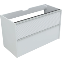 Мебель для ванной комнаты Aquanet Вита 100 подвесная, белая матовая