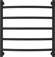 Полотенцесушитель водяной Сунержа Галант + 60x60, черный матовый