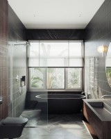 Душевая перегородка Maybahglass MGD-683-5у 119 см, профиль хром матовый, стекло прозрачное