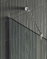 Душевая перегородка Maybahglass MGD-683-5у 119 см, профиль хром матовый, стекло прозрачное