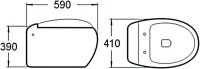 Унитаз подвесной SantiLine SL-5001 с микролифтом