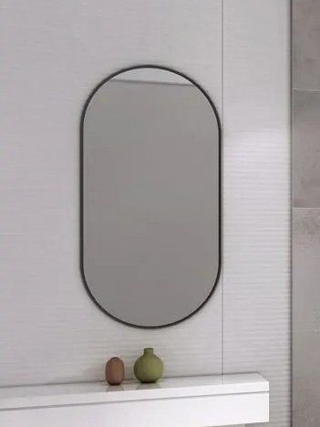 Зеркало Abber Immer Offen AG6401B 60х120 см, черное