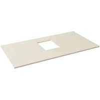 Тумба с раковиной Allen Brau Infinity 85 1+1, подвесная, олива матовый, столешница бежевая