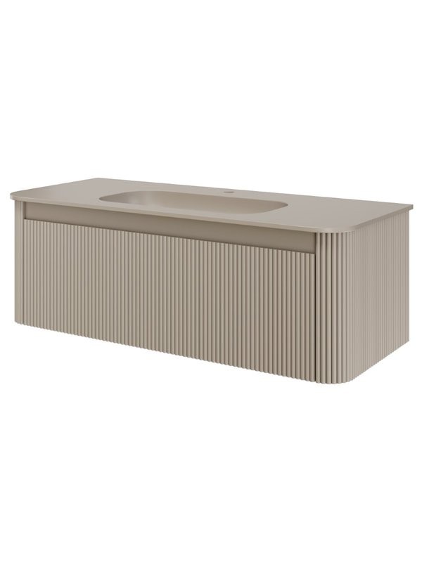 Тумба с раковиной Armadi Art Voi 120 подвесная, рифленая, daphne