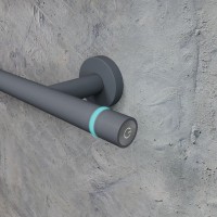 Полотенцесушитель электрический Bauedge E AF0039 53x41 темно-серый металлик