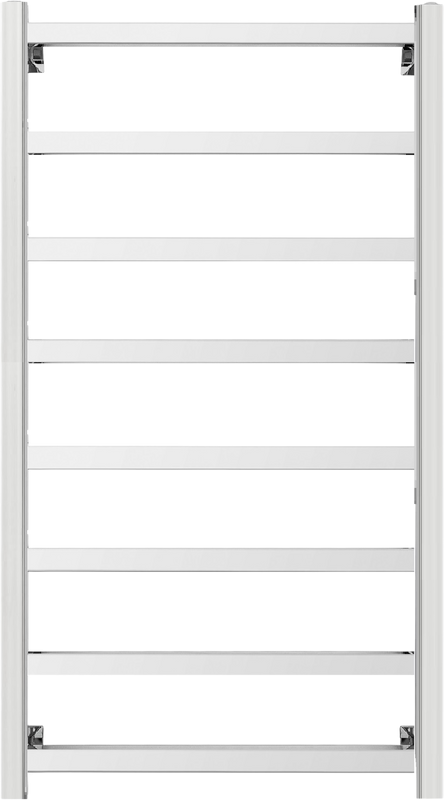 Полотенцесушитель электрический Secado Корато 1 L 105x55 см, подключение слева, хром, лесенка