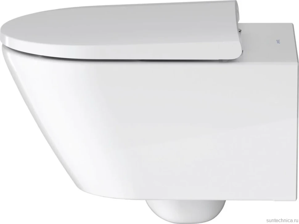 Унитаз подвесной Duravit D-Neo Rimless 45770900A1 с микролифтом