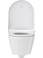 Унитаз подвесной Duravit D-Neo Rimless 45770900A1 с микролифтом Унитаз подвесной Duravit D-Neo Rimless 45770900A1 с микролифтом