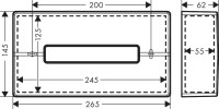 Бокс для салфеток Hansgrohe AddStoris 41774000 хром