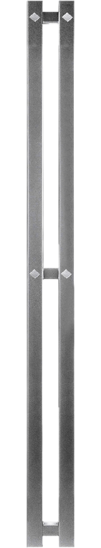 Полотенцесушитель водяной Secado Сандриго 2К 1300/70 130x10 см, графит, I-образный