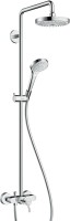 Душевая стойка Hansgrohe Croma 2jet Select S 180 27255400 с однорычажным смесителем