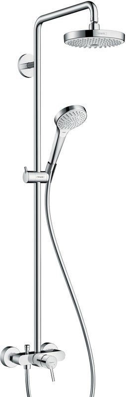 Душевая стойка Hansgrohe Croma 2jet Select S 180 27255400 с однорычажным смесителем