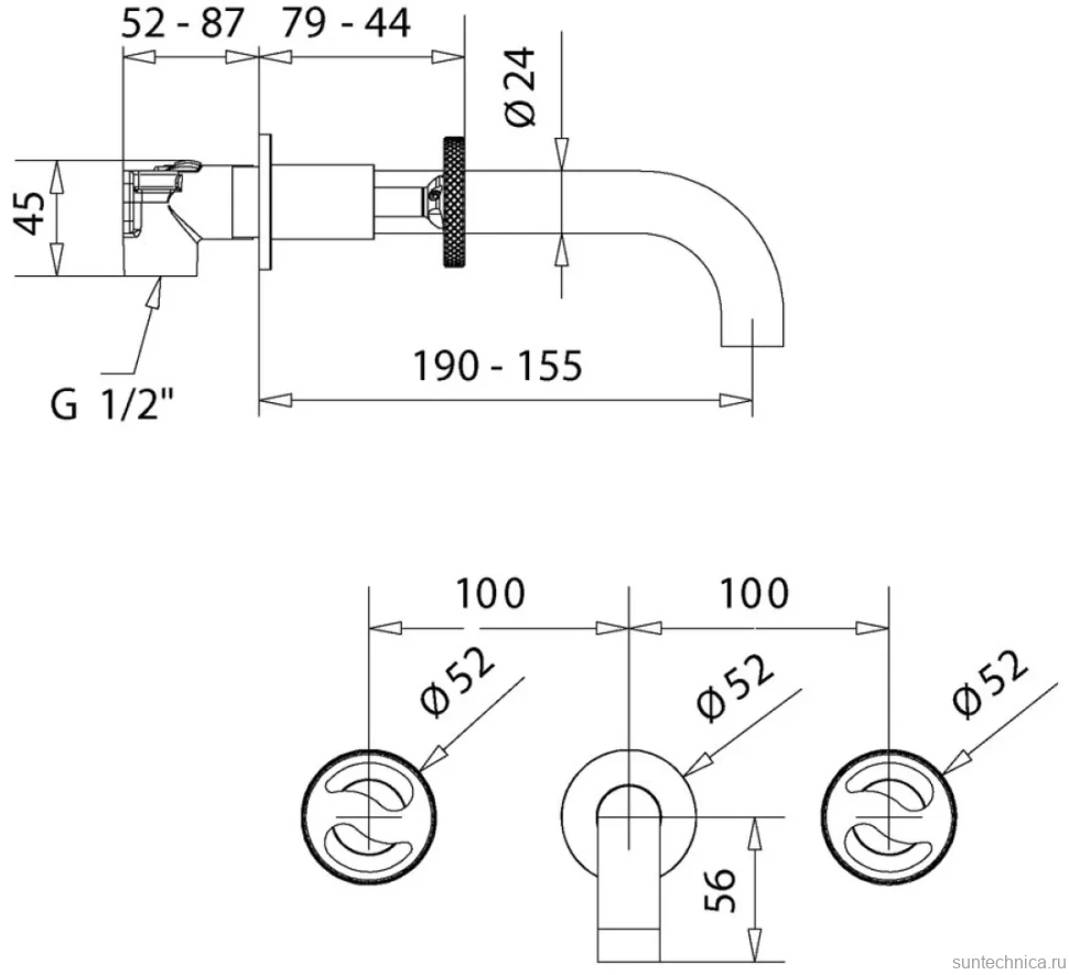 Смеситель для раковины Migliore Reversa 28205 С ВНУТРЕННЕЙ ЧАСТЬЮ  золото