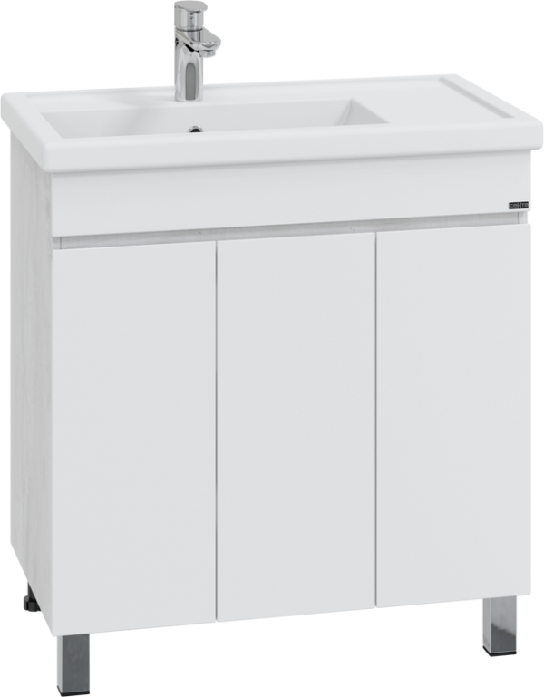 Тумба под раковину СаНта Марс 80 П напольная, светлая