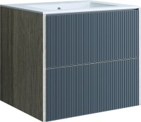 Тумба с раковиной Sanflor Диана 65 дуб шерман, графит