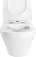 Унитаз подвесной Art&Max Gina AM218CHR/SC с микролифтом, белый