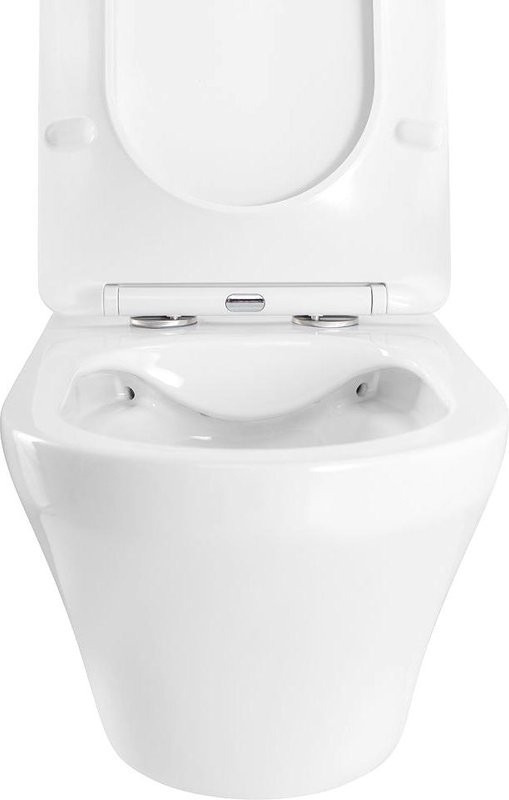 Унитаз подвесной Art&Max Gina AM218CHR/SC с микролифтом, белый